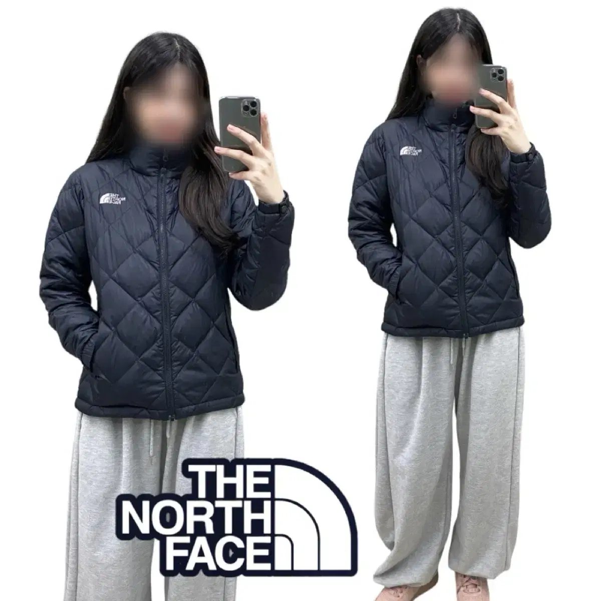 [ M ] Northface 노스페이스 네이비 구스다운 패딩 점퍼